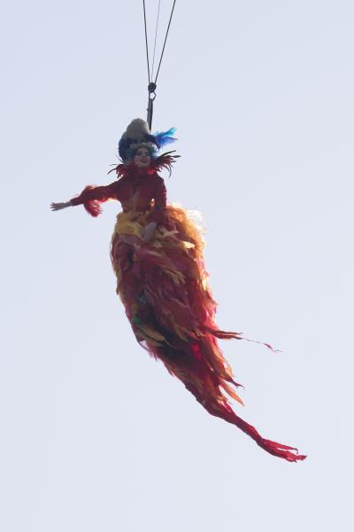 2015年ヴェネチアカーニバルの２日目　～天使の飛翔を見ました～