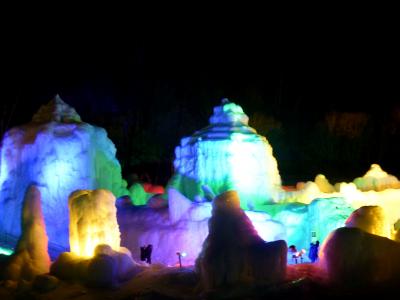 層雲峡氷瀑まつり・・カラフルでファンタジックな夜&#10055;