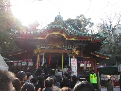 王子稲荷神社　初午祭凧市