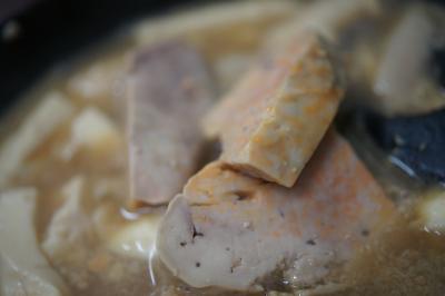 20150221-1 築地 高はしさん、あんこう煮 → 江戸川さん、まぐろぶつ → 高はしさん、かます塩焼き