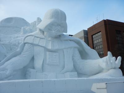 念願かなって初雪まつり