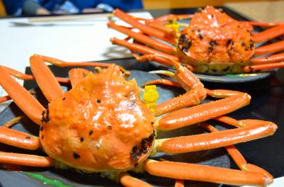 雪の北陸、福井を行く！『越前蟹をいただきます！』の1日目 (永平寺　「海の宿」山根屋)