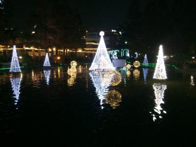 ランの館改め「久屋大通庭園フラリエ」のイルミネーション