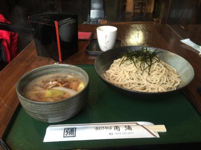 ♪15年03月07日土曜日 奥利根スノボを早々に切り上げお蕎麦の角彌本店でかもせいろそば1080