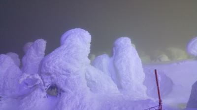 山形旅行③樹氷祭りライトアップ