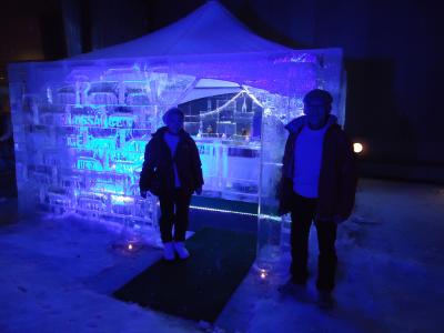 スキーと雪祭りと小樽