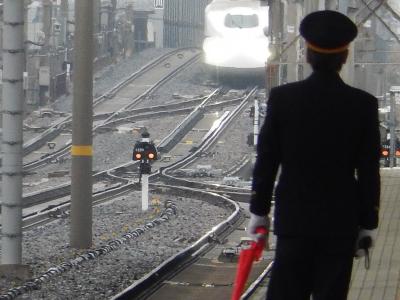 岐阜羽島より東京迄、東海道新幹線「ひかり５２４号」に乗車する