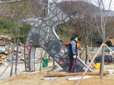 【光州アート巡り・前編】 マウル解体やアート公園造成現場にも立ち合えたりして・・　＾＾