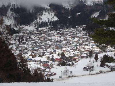 隠居、野沢温泉を滑る