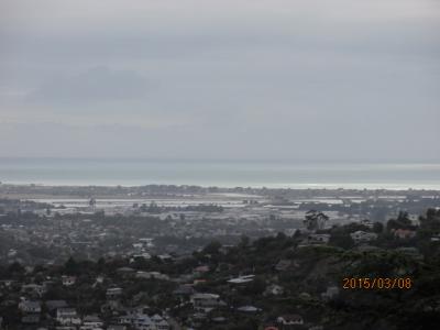 ニュージーランドの１週間（６）ＣＨＣＨ・丘の上からの町の眺め。