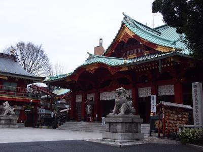 春分の日。梅は散り桜は蕾・・・淋しい景色の湯島天神、神田明神めぐり