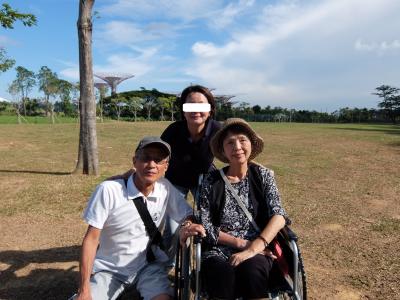 車椅子の妻と　第８弾　サファイアプリンセス　アジアクルーズ⑤　シンガポール　帰国