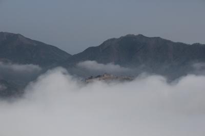 立雲峡から見る竹田城/生野銀山