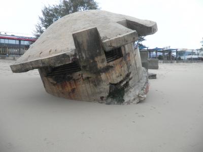 兵度もが夢の跡。アモイの海岸散策。