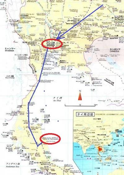 ２０１５春・タイ・ベトナム等いなか街をさ迷う旅日記（ＮＯ１）岡山～上海～バンコク→夜行寝台列車