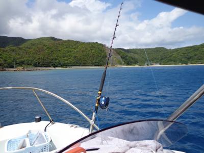 大島海峡でのトローリング