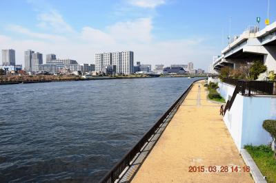 【東京散策21-2】 春の隅田川テラスを歩く　《右岸後編：蔵前橋～千住汐入大橋》
