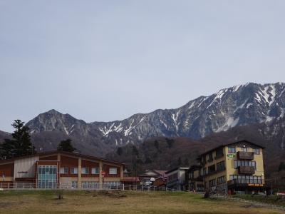 残雪の大山には圧倒されました。両親もとても喜んでくれました。