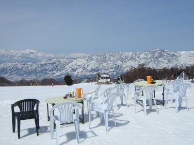 野沢温泉へ春スキー！　野沢温泉スキー場、奈良屋旅館、新杵製菓、そば処　鈴木、etc..