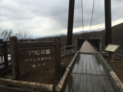 またまた、近場ですみません。二十年ぶりに那須デートへ行ってみた！～4/17雨交じりの強風荒れる中の吊り橋は最悪編