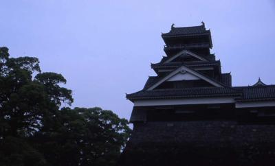 修学旅行以来の熊本城、水前寺