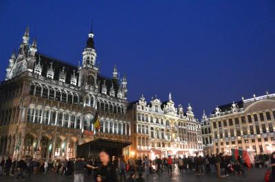 ＪＡＬファーストクラス（復路ビジネス）で行く一人旅！ロンドン・ベルギー・パリへ８日間の旅　Ｖｏｌ．１０　～「ケルデルク 」でディナー～夜の「グランプラス」へ～