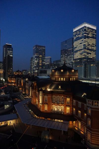 東京駅南改札、銀座、東京駅夜景