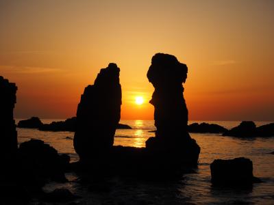 はらぺこ散歩道 夕暮れの変装行列in青海島