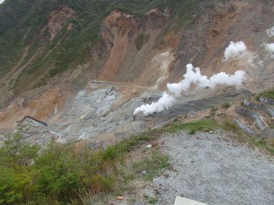 箱根フリー切符を使って・・・小田原～箱根　其の二　5月5日体感地震３回。訪問翌日大涌谷は立ち入り禁止。