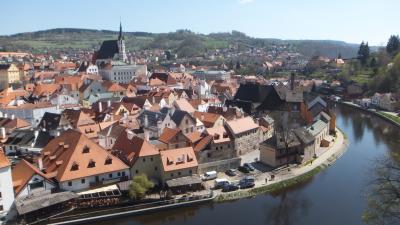 絶対見たかったチェスキークルムロフの街並みを堪能。ツアー続き。