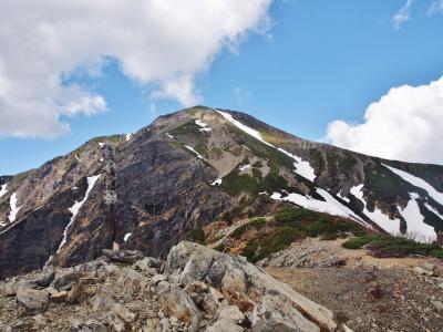今年初の3,000m峰登頂  (σ´Д｀)σゲッツ!!  / プレ登山シーズンの聖岳