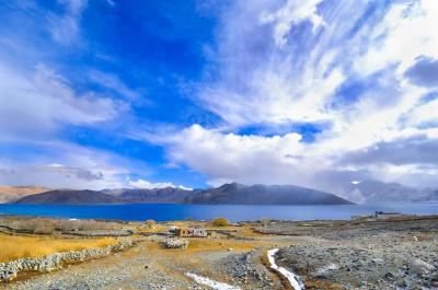 ラダックの旅　2014年10月　④4,5日目　Leh→Chemdrey→Pangong Tso→Leh