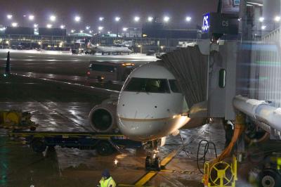 UNITED AIRLINES CRJ900 ビジネスクラス体験　US特典航空券で世界一周　UA348 ORD YYZ