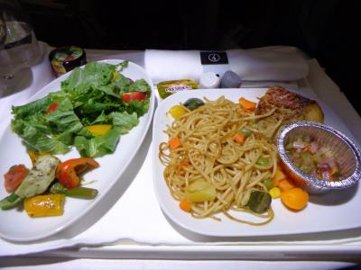 LH595(LOS-FRA)　ビジネスクラス機内食