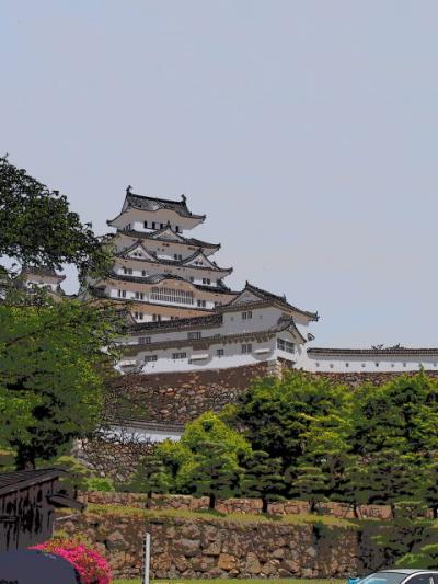 ひょうご　平成大修理後の姫路城に向かう　2015春