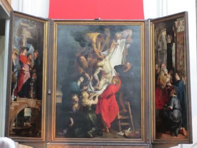 2015年　ベネルクスの旅　その１１　ベルギー　アントワープでルーベンスの絵を見ました。ランチを食べる