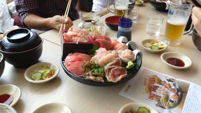 静岡観光の初日は清水漁港の魚市場で鮪料理を満喫