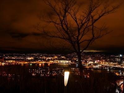 プライスレス！ノルウェーのオスロでミシュラン星付きレストラン！ムンクの叫びが描かれたまさにその丘に建つ。最高の料理と夜景を楽しむ旅