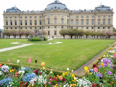 新緑のドイツ旅行＜８＞　　大司教の華やかな宮殿、ヴュルツブルクのレジデンツ～1000年の古都バンベルク