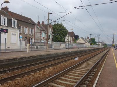 Vernon からSaint-Lazare まで列車のたび。Giverny からの帰り道です。