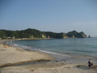 2011年8月12日：千葉県　鵜原で海水浴