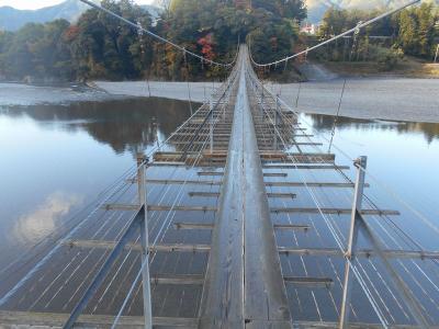 たまには「ベタ」な観光旅行1411　「大井川の吊橋めぐり　“青部の吊橋＆塩郷の吊橋＆両国吊橋”」　　～川根・静岡～