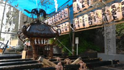 品川神社例大祭が開催され町は賑わっていました!!