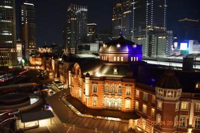 【東京散策28】100周年の歴史とビューポイントからの昼と夜の東京駅
