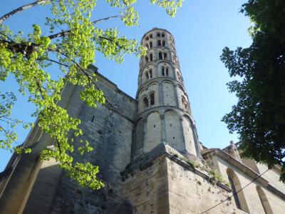 2015GW 南フランス10：ユゼス　フランス唯一ロンバルディア様式の円筒形の塔