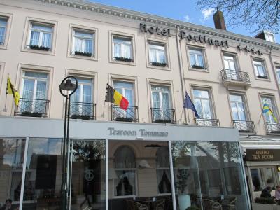 ２０１５年　ベネルクスの旅　その１２　ブルージュ　ホテル　ポルティナリに宿泊しました。