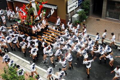 これぞ日本の祭り　博多祇園山笠！男の祭り！いいえ親子家族絆の祭りです！１追い山馴しと須崎廻り止