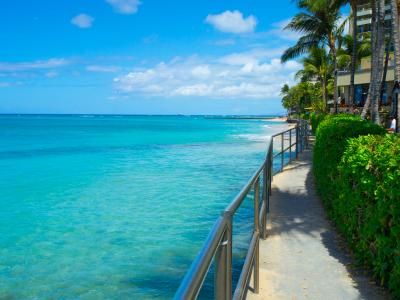 最高の海だね！waikikiが大好きです。