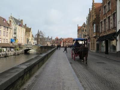 ブルージュ、世界遺産、中世にタイムスリップ　