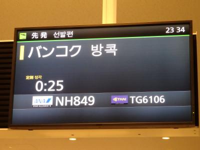 ANA NH849便搭乗記 東京羽田(HND)→バンコク・スワンナプーム(BKK)